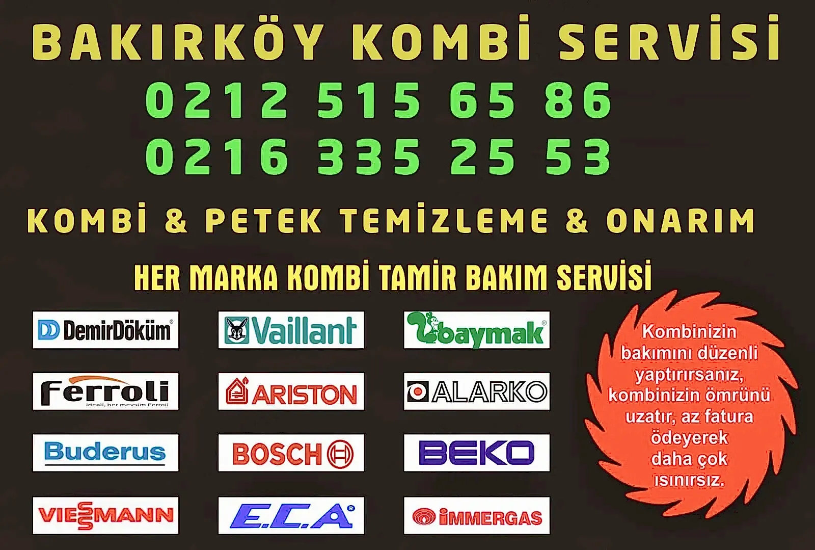 Bakırköy Kombi Servisi