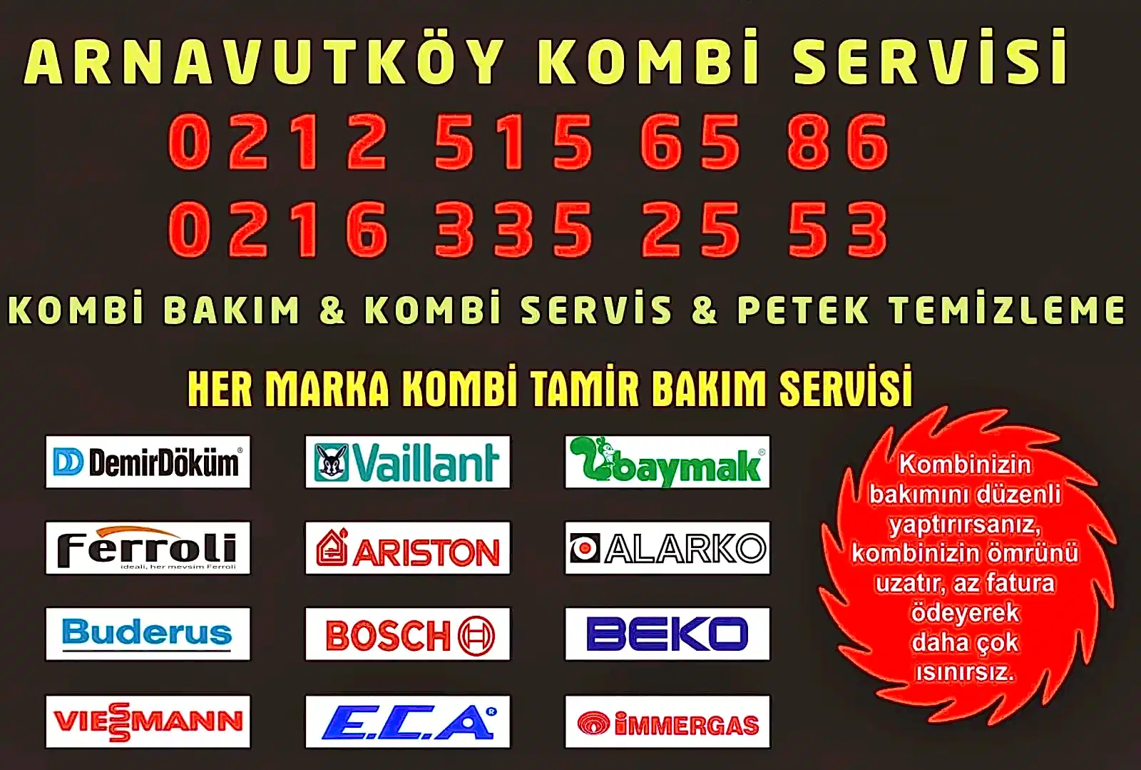 Arnavutköy Kombi Servisi