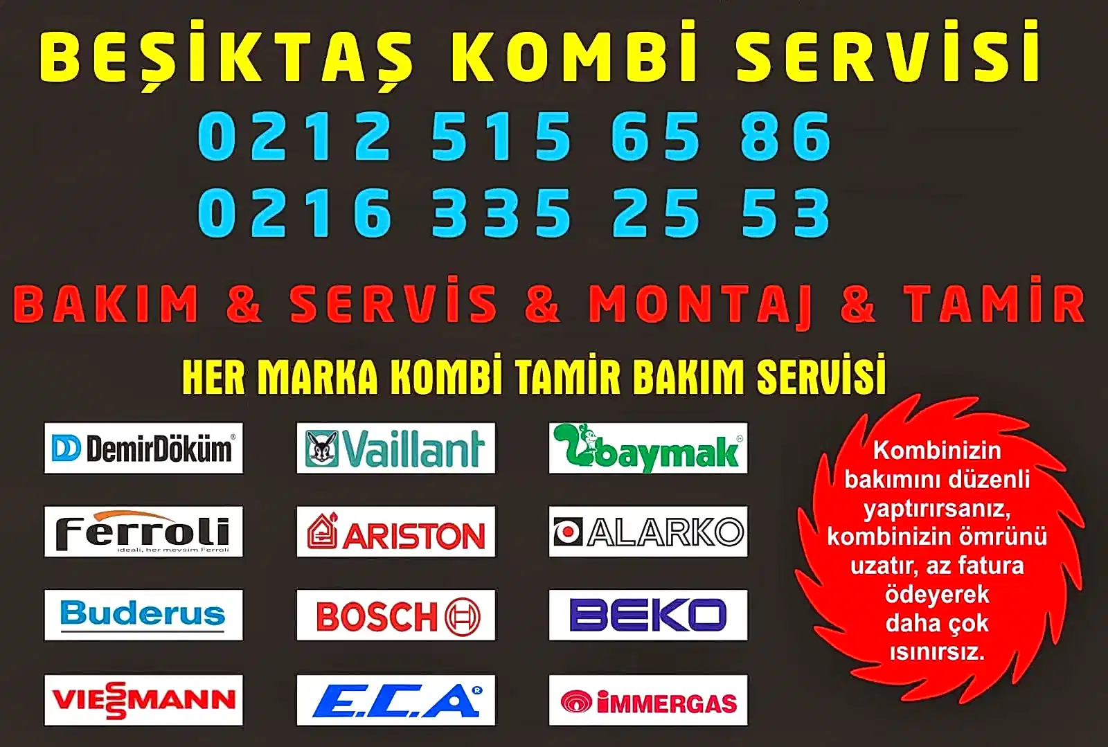 Beşiktaş Kombi Servisi